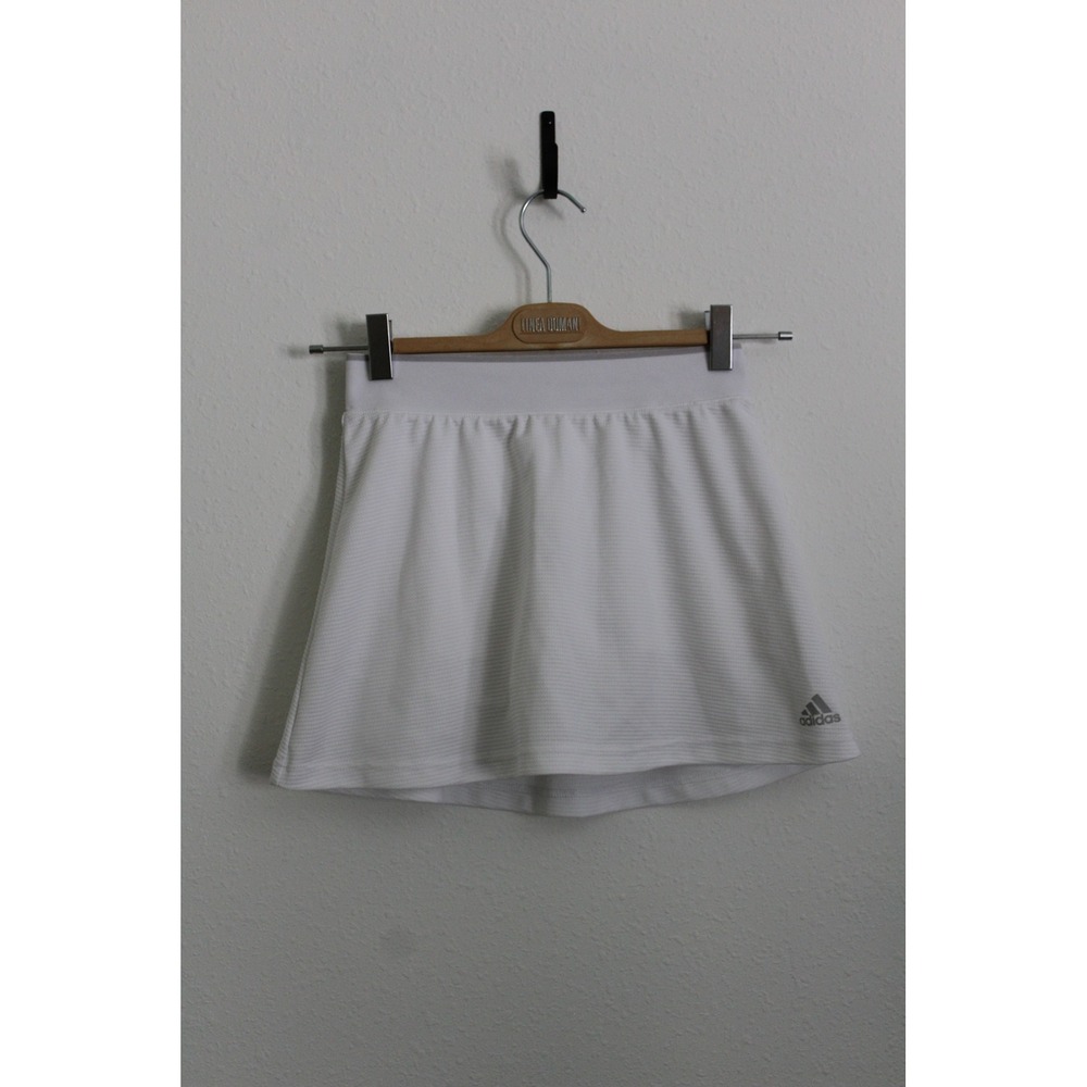 Adidas Aeroready Primegreen White Tennis Skort Womens Size XS Built-in Shorts